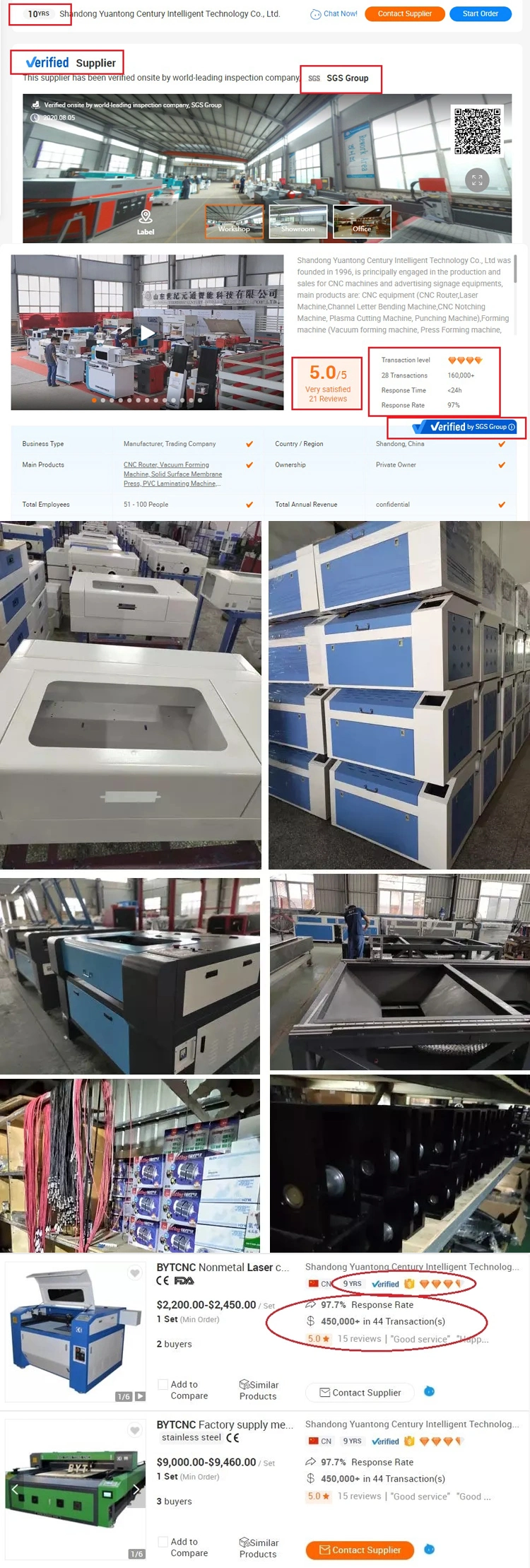 CNC CO2 6090 100W Laser Cutting Machines for Wood Craft Plywood MDF Cn-9060 (CCD option)