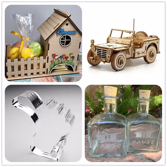 Reci 80W 100W 130W 150W 180W 300W CNC 1390 1610 CO2 Laser Engraving Cutting Machine for Wood Metal Acrylic Plywood Leather and MDF